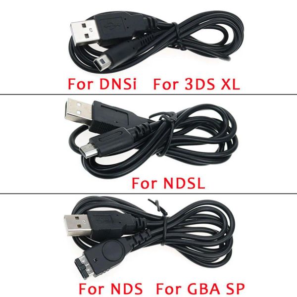 Câbles 10 pièces USB données synchronisation Charge ligne de Charge USB câble d'alimentation cordon chargeur pour Nintendo 3DS DSi NDSI XL./ DS Lite NDSL / NDS GBA SP