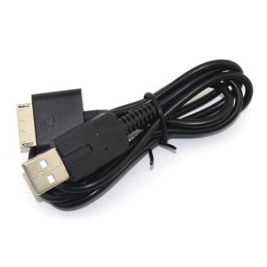 Câbles 1M Câble chargeur pour PSP GO ACCESSOIRES DE GAMING USB PORTABLE NOUVEAU 2 IN 1 Ligne de charge de transmission de données USB