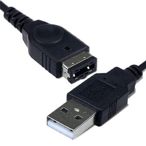Câbles 1pc Black USB Charges Advance Cord Câble Câble pour / sp / gba / gameboy / nintendo / ds