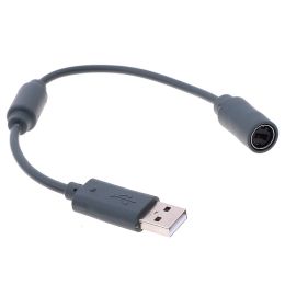 Câbles 1pc Contrôleur câblé Cordon d'adaptateur USB Adaptateur pour Xbox 360 Gray 23cm