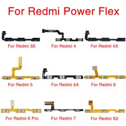 Câbles 1PCS Bouton d'alimentation Remplacement flexible pour Xiaomi Redmi S2 3 3x 3S 4A 4X 5A 6A 7 5 Plus Note 5 6 Protéral de commande de volume MUTE