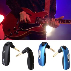 Câbles 2,4 GHz Système de guitare sans fil Transmetteur A9 Récepteur intégré accessoires d'instruments de musique rechargeables