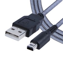 Kabels 2 In 1 Sync -gegevens oplaad USB -stroomkabeldraadlader voor Nintendo DSI NDSI 3DS 2DS XL/LL NIEUWE 3DSXL/3DLLL 2DSXL Game Power Line