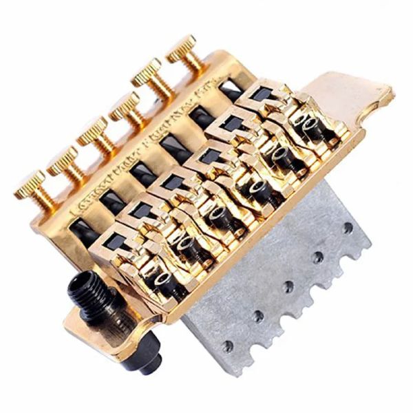 Câbles 2021 Système Top Gold Tremolo Double verrouillage de remplacement de guitare Tremolo Bridge