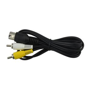 Câbles 20pcs pour sega genesis 1 cordon de câble AV vidéo audio AV RCA