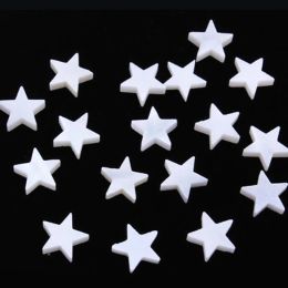 Câbles 20pcs guitare Mop Mother of Pearl Shell Dot Fivedpointed Star 8x8mm Inclay Marker Bass Ukulele Fingerard Neck Luthier DIY