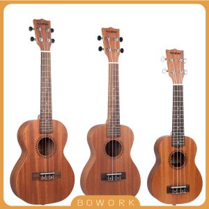 Kabels 21 23 23 26 ukulele sopraanbeginner ukulele gitaar ukelele mahonie nek delicate tuning peg 4 strings hout student ukelele kit