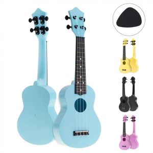 Câbles 21 pouces professionnels coloré ukulélé acoustique uke 4 cordes hawaii guitar guitarra instrument for kids and music débutant