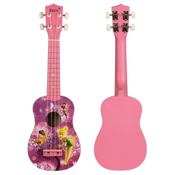 Câbles 21 pouces soprano ukulélé basswood violet dream girl ukulele 4 cordes hawaiian guitar enfants instrument musical instrument min guitarra