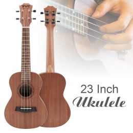 Kabels 23 inch concert ukelele hout Hawaiian vier touw gitaar mahonie mahonie houten ukelele kerstcadeaus