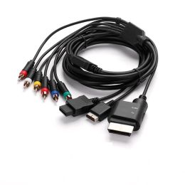 Kabels 3 in 1 component AV -kabel voor PS2/3 voor WII voor Xbox360 voor Wii U Black