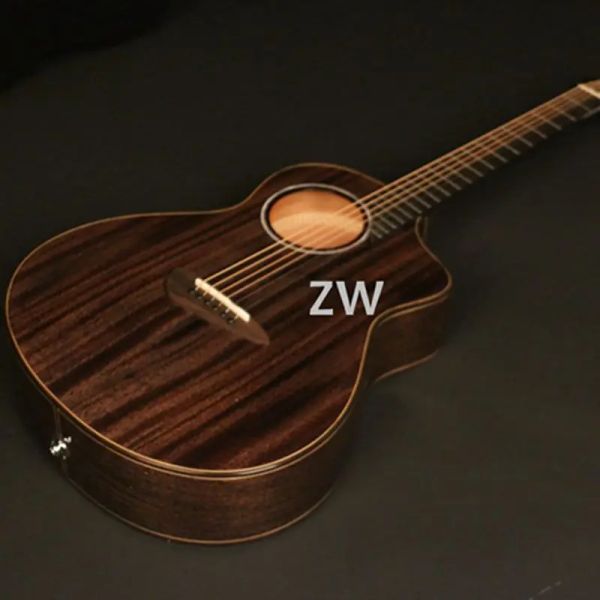 Câbles 39 pouces de guitare acoustique électrique avec micros sapele haut et arrière y petit son de bonne qualité