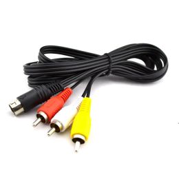 Câbles 3RCA 9 broches Câble AV vidéo audio pour Sega Genesis Mega Drive MD 2 3