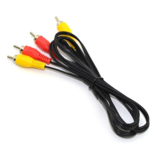 Cables 50 PCS Mucho alambre de cable de audio AV Av Cable para la consola de videojuegos NES Controlador Gamepad para FC