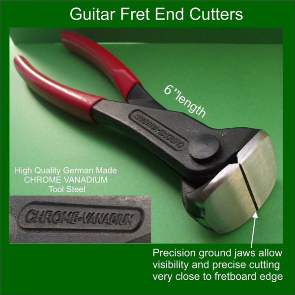 Câbles 6 pouces en acier inoxydable Fret Fret End End End Cutter String Scissor Luthier Tool