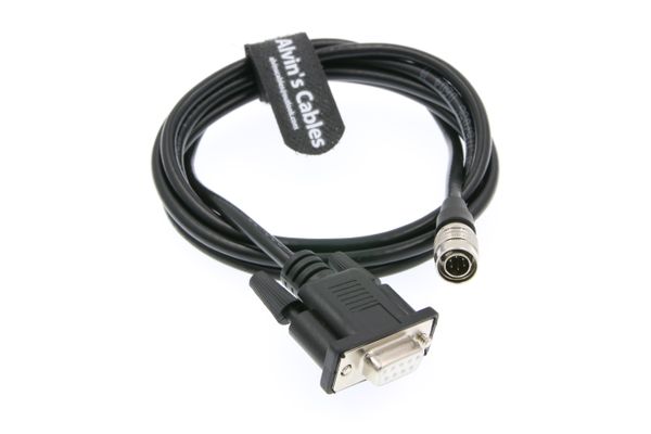 Câbles de livraison gratuite Câble de téléchargement de données Hirose mâle 6 broches vers DB9 RS232 pour Topcon Leica Nikcon Sokkia