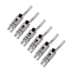 Câbles 6pcs Bridge de guitare Saddle Floyd Rose String Saldles pour guitare électrique pont trémolo à double verrouillage