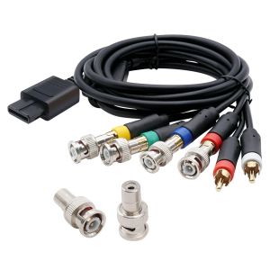 Câbles AV Composite Retro Cable RCA TV Connecteur de cordons standard vidéo RCA TV pour NGC / N64 / SFC / SNES FORNINTENDO 64 SFC avec BNC