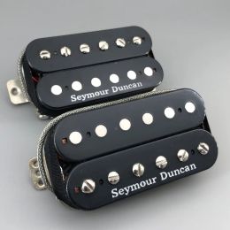 Câbles couverture noire Alnico 5 micros de guitare 2 Fils blindés HH Bridge and Neck Humbucker