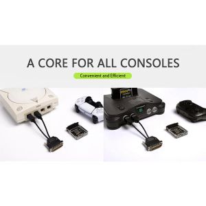 Câbles BlueRetro Convertisseur de contrôleur sans fil Adaptateur de récepteur Bluetooth pour WII Sega Saturn Gen Snes Accessoires de console de jeu rétro