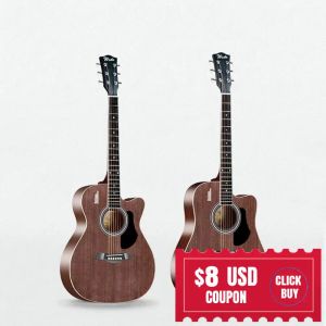 Kabels Classical Acoustic Guitar Wood Kit 6 String Box Guitar Professional Practice Gratis verzendset Guitarra muziekinstrumenten
