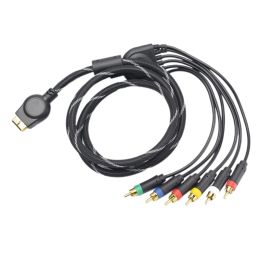Câbles Composant Cable AV Haute résolution Composant HDTV Câble vidéo audio RCA pour PS3 pour la console de jeu PS2