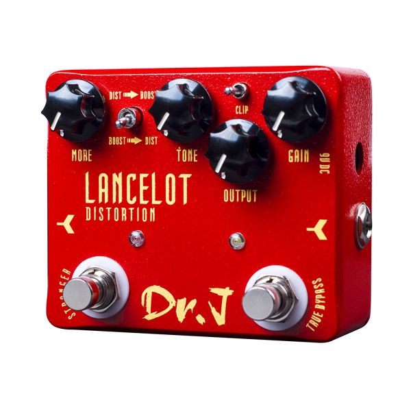 Câbles D59 Lancelot Distorsion Guitar Effet pédale Dr.J série TRUE TYPASS Pédale de guitare électrique pour les pièces de guitare d'amplificateur classique