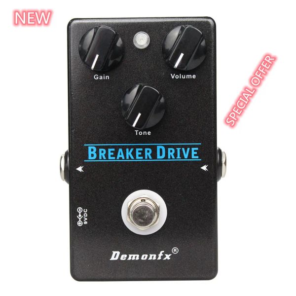 Câbles Demonfx Breaker Drive Effet de guitare de haute qualité Distorsion de surmultipliée avec un vrai contournement