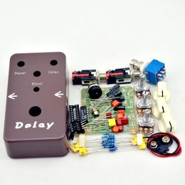Cables Kits de pedal de efectos de guitarra de retraso de bricolaje con 1590b e ICPT2399, kits de pedal TL072CP