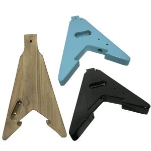 Câbles diy électrique guitare body triangle aganti music guitare inachevé baril paulownia wood st bass guitar accessoires