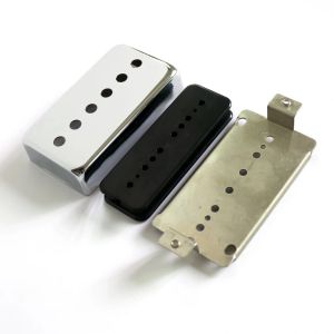 Kabels donlis nikkel goud kleur messing cover nikkel zilveren basisplaat diy p90 humbucker lp gitaar pick -up kits met 50 mm spoed