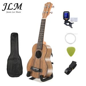 Kabels dropshipping 21 inch ukelele sopraan 4 strings mini gitaar 15 frets Hawaii ukelele gesloten knop uku groothandel