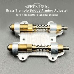 Kabels Elektrische gitaar Brass Tremolo Bridge Brasswapens voor het FR Tremsetter Set Guitar Tremolo Stabilizer Stopper Guitar Parts