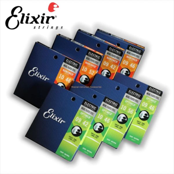 Cables Elixir Crises électriques préférées Modèle chaud 12052 12002 11002 Phosphore Bronze acoustique Guitare Pièces 12 PCS / Pack Livraison GRATUITE