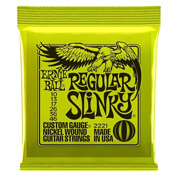 Câbles Ernie Ball 2221 Nickel Rangsal Slinky Electric Guitar Strings 010046