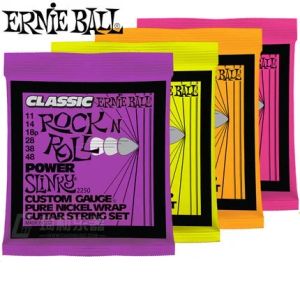 Câbles Ernie Ball Slinky Classic Rock n Roll Pure Nickel Wrap Electric Guitar Strings 2253 2252 2250 2251