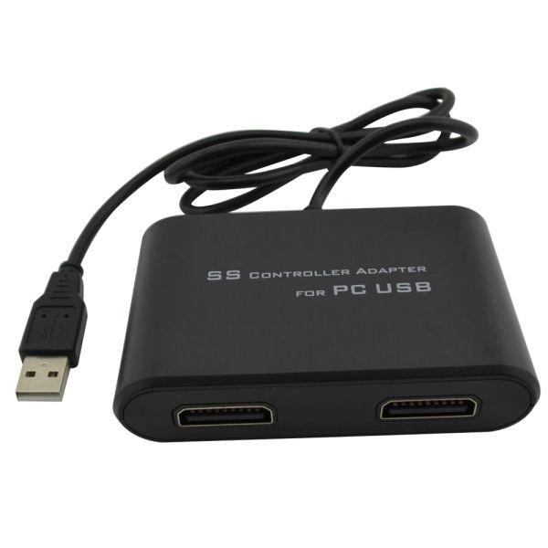 Câbles pour MayFlash pour Sega Saturn SS contrôleur de jeu vers PC adaptateur USB double Port