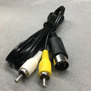 Kabels fzqweg 10pcs 5 pin AV -kabel voor Sega Genesis 1 Genesis 1 AV