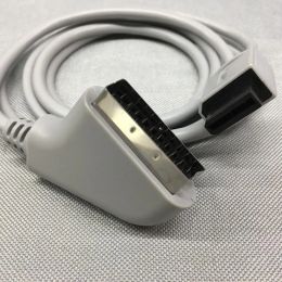 Kabels FZQWG 10 stks EU Plug Voor Nintendo Wii Games Console PVC RGB Scart Video 720 p/1080i HD HDTV AV Kabel/Koord
