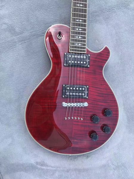 Câbles authentique mchael kelly guitare guitare tigre / flamme maple top avec hardwares d'origine en rabais de stock livraison gratuite c1047