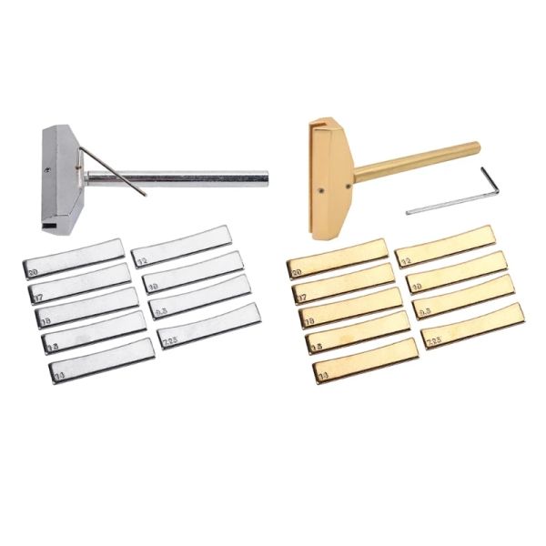 Câbles Guitar Bass Fret Press Caul Caul Radian Fret Inserts Luthiers Tool avec clé