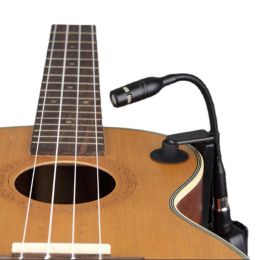 Kabels gitaar microfoon clip set 3pin voor AKG 4PIN XLR -connector voor microfoon clip mount gitaarhouder voor akoestische gita spelen