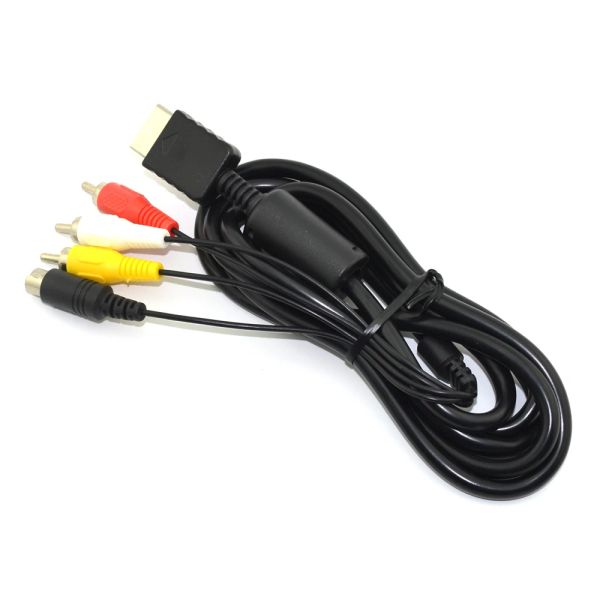 Câbles câbles Svideo AV de haute qualité pour PS2 pour les accessoires de jeu de réparation PS3