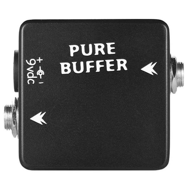 Cables Hot Admosky Pure Buffer Guitar Pedal Buffer Efecto de guitarra Pedal Full Metal Shell Piezas de guitarra Accesorios