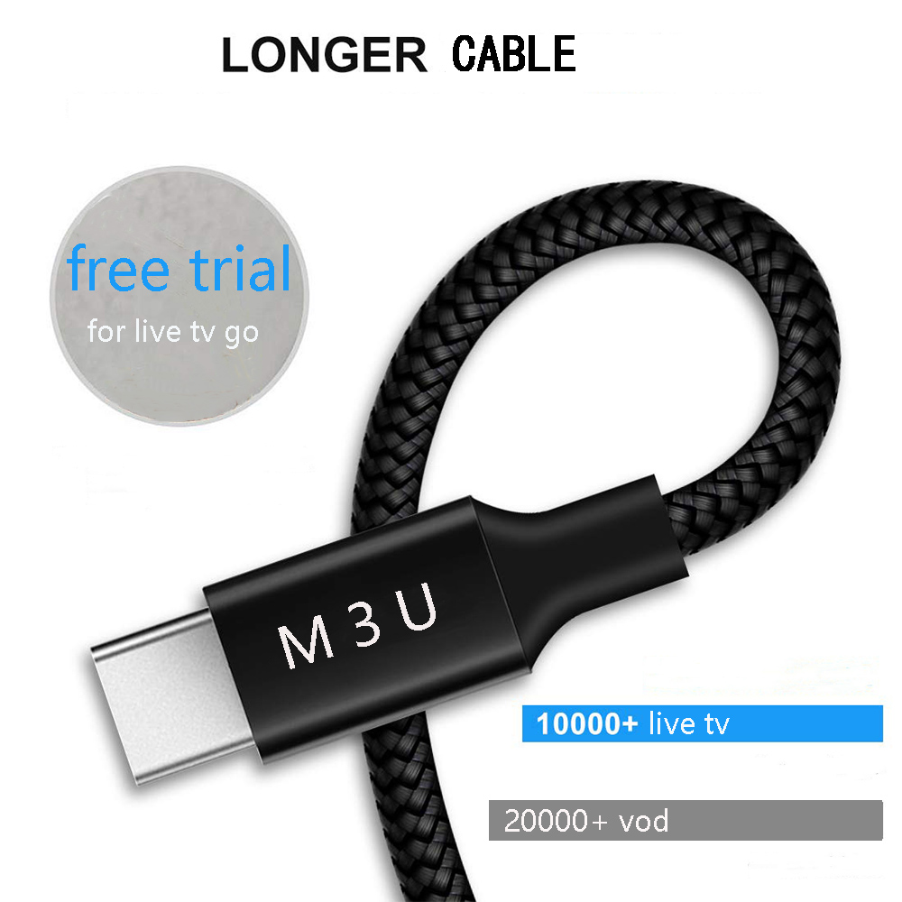 Cables ip line World TV Parts M3 U Para España Alemania Francia Turquía Suecia exyu Israel Soporte Android Smart TV Box Móvil prueba gratuita