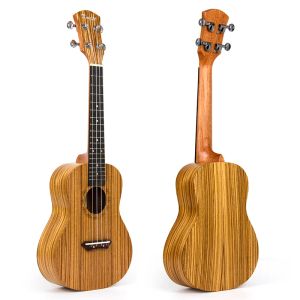 Kabels kmise concert ukelele ukelele uke 4 string hawaii gitaar zebrawood 23 inch 18 frets aquila string