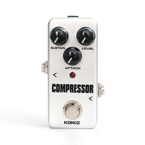 Câbles Kokko Portable Compressor Pedal Portable Guitar Effet pédale de haute qualité Parts de guitare Guitarra Effet pédale accessoires