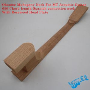 Câbles acajou okoume pour guitare acoustique cou de pose de palissandre plaque paquebot 650 Longueur de la corde semi-fabrication cou 600 * 120 * 120 mm