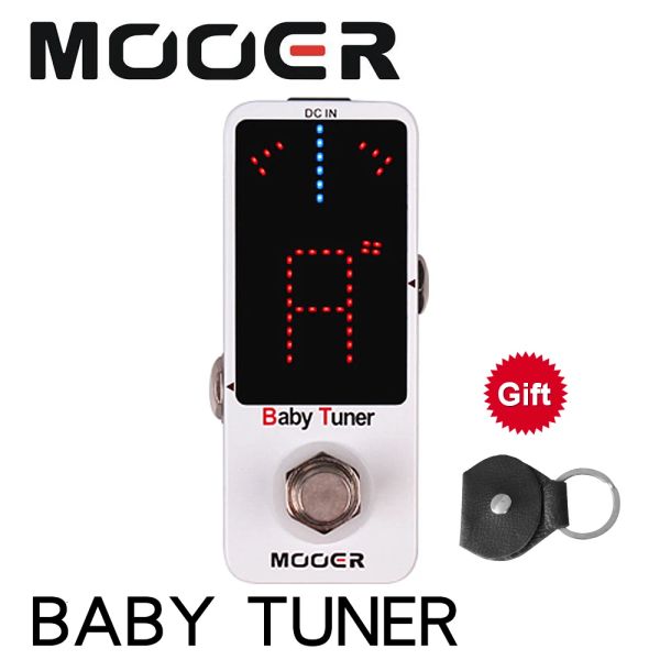 Câbles mooer baby tuner effet pédale de guitare / tuner bébé très petit et conception compacte livraison gratuite