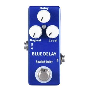 Câbles Mosky Deep Blue Delay Mini Guitar Effect Pédale True Bypass